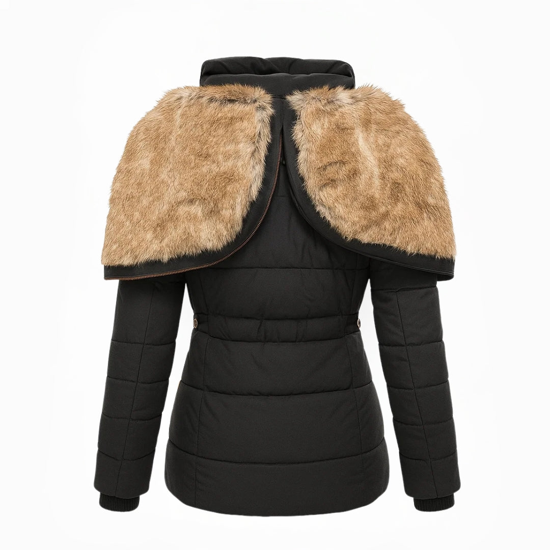 Anna | Cappotto invernale con fodera in pelliccia