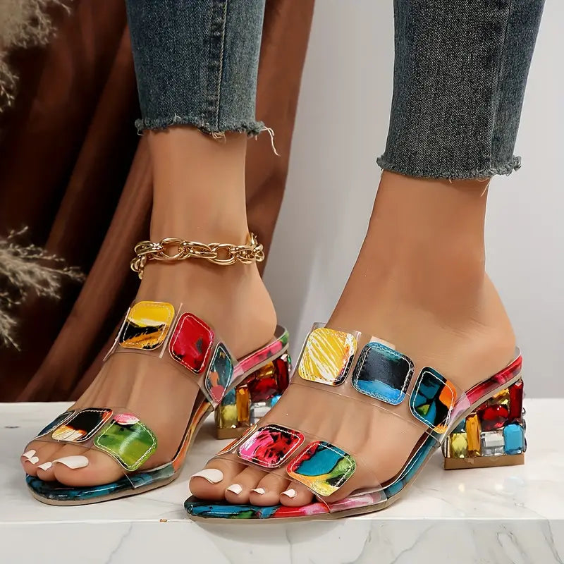Chiara™ | Sandali Colorati con Doppia Cinghia