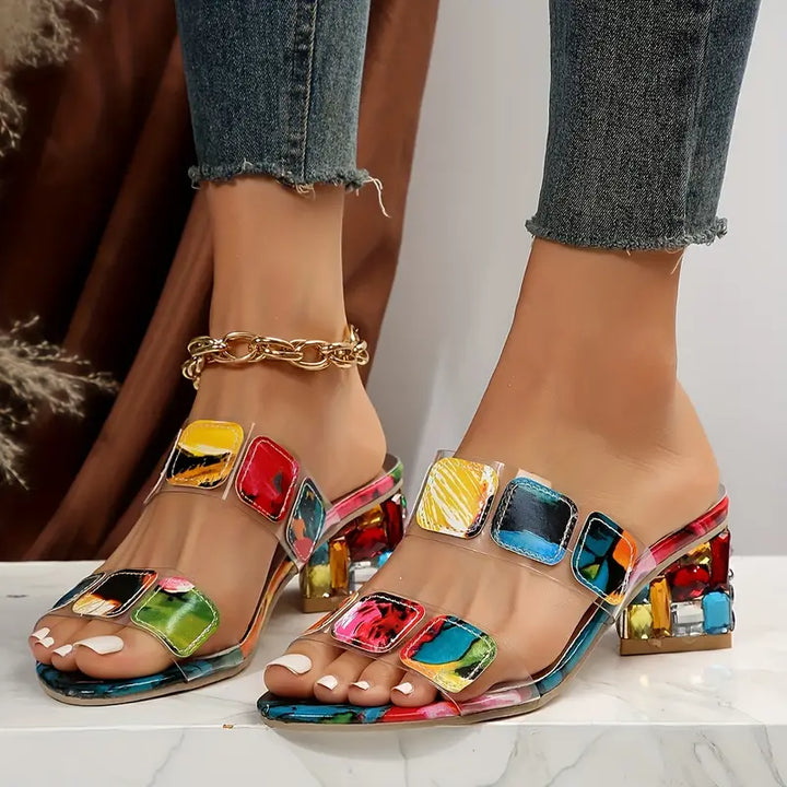 Chiara™ | Sandali Colorati con Doppia Cinghia