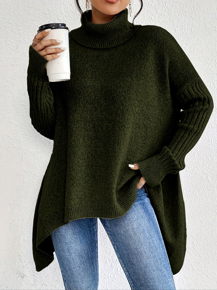 ODETTE™|MAGLIONE DOLCEVITA OVER