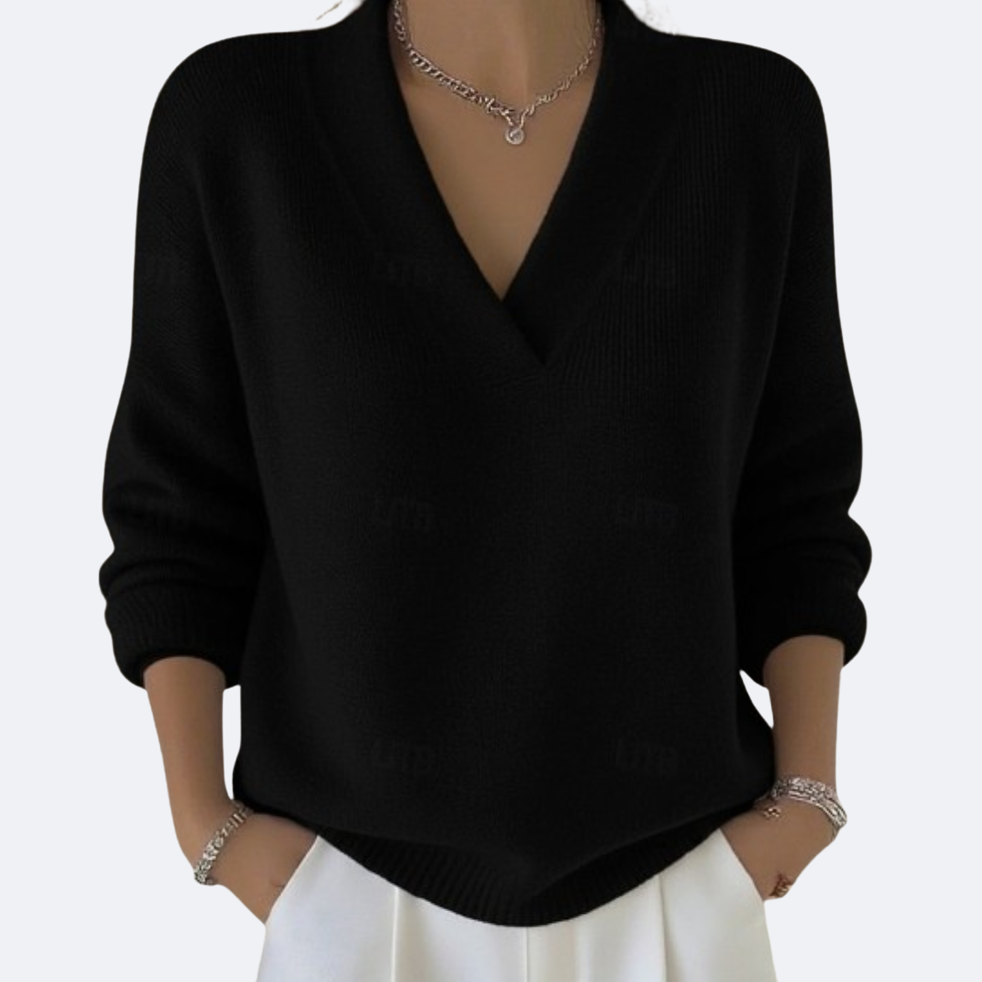 MILENA - Maglia Morbida con Scollo a V
