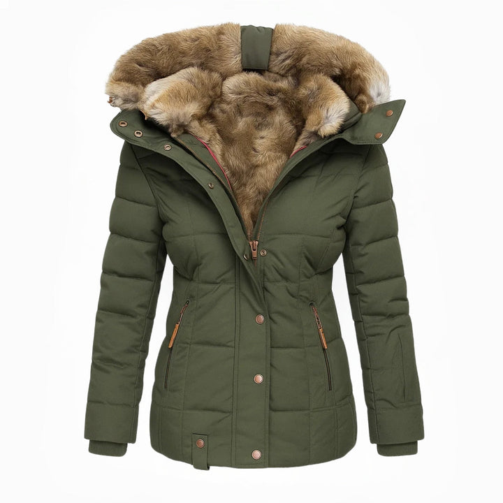Anna | Cappotto invernale con fodera in pelliccia
