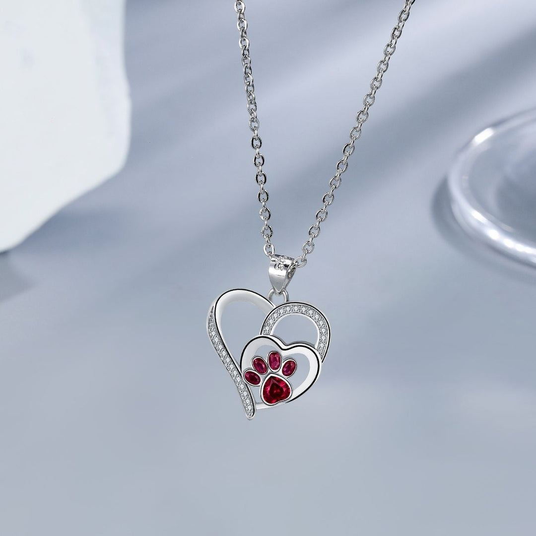 Collana con graziosa impronta di zampa