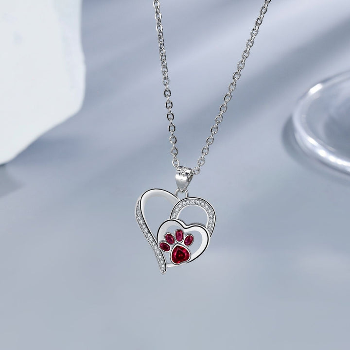 Collana con graziosa impronta di zampa