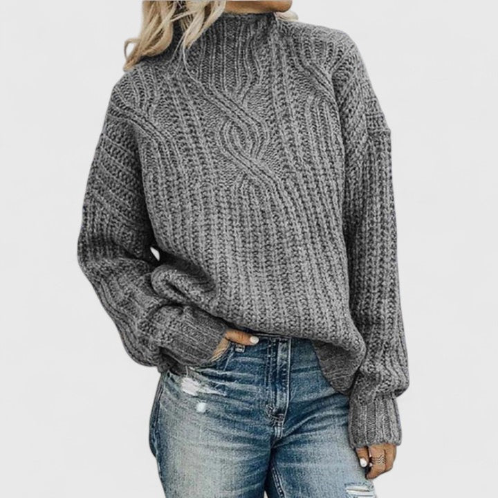 Elisabetta | Maglia Calda a Collo Alto