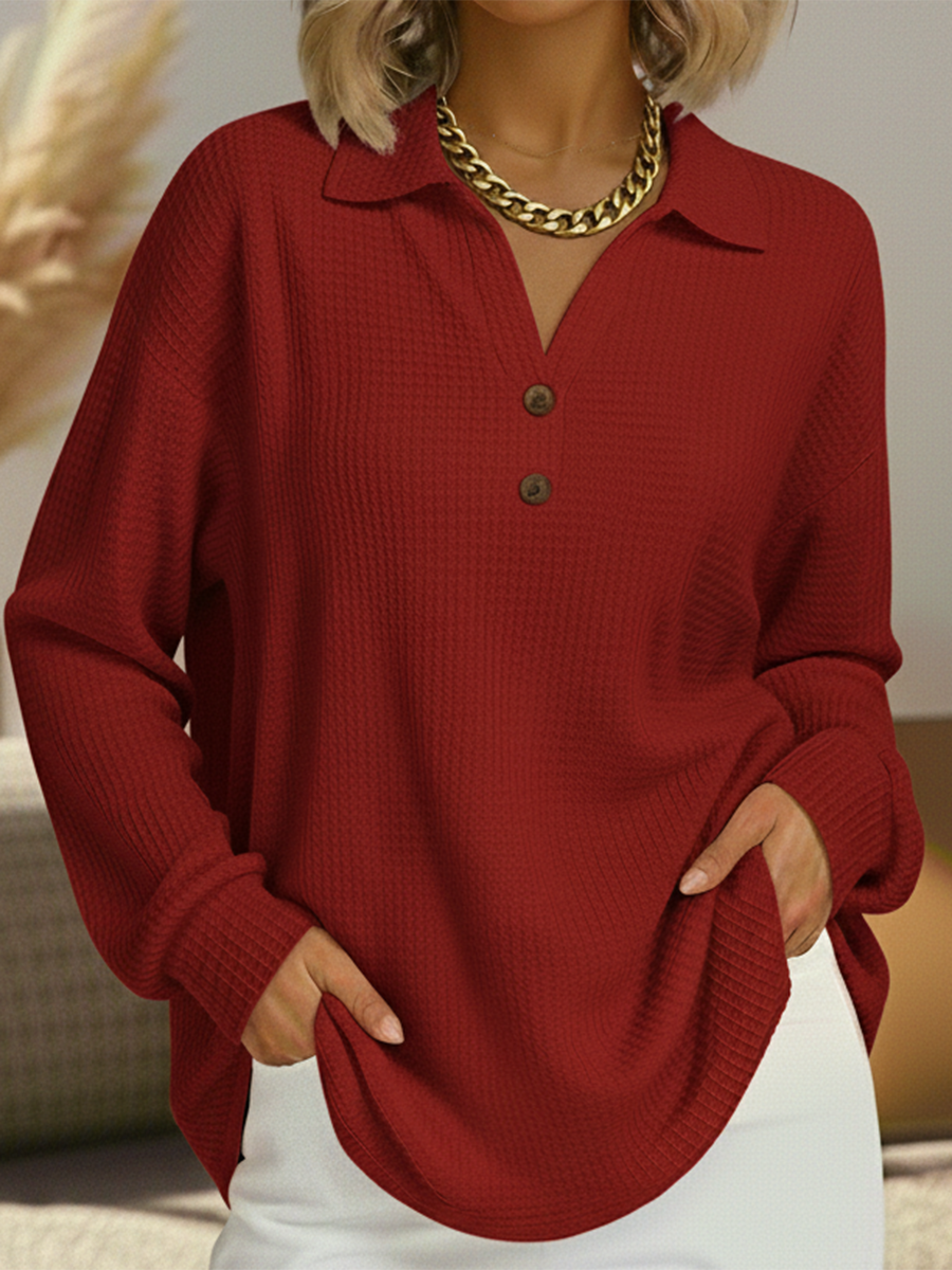 Paola | Maglia Morbida con Colletto Elegante