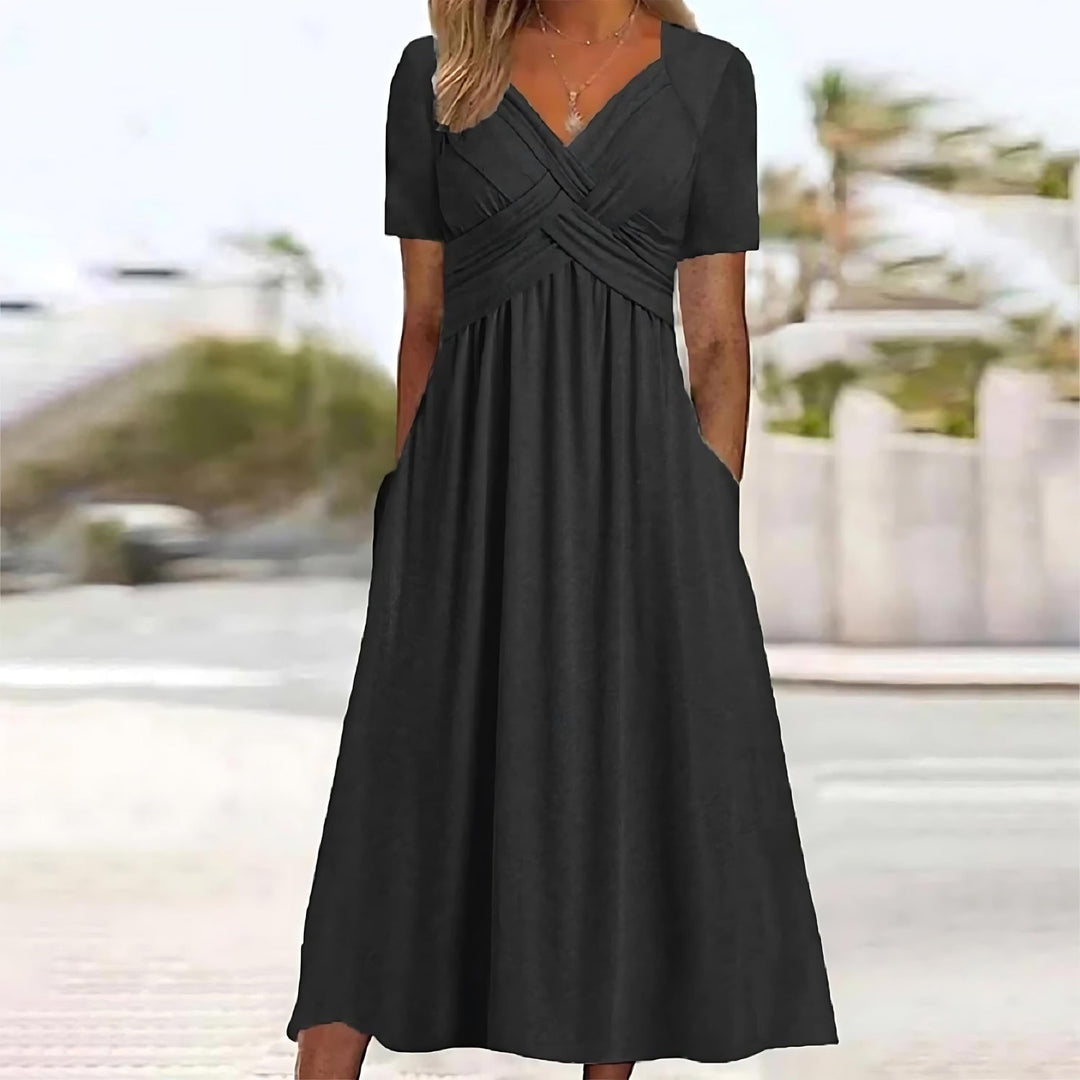 ELEONORA™|ABITO MIDI MODELLANTE
