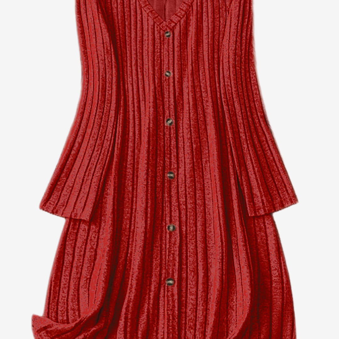 Veronie™ Abito in maglia svasata