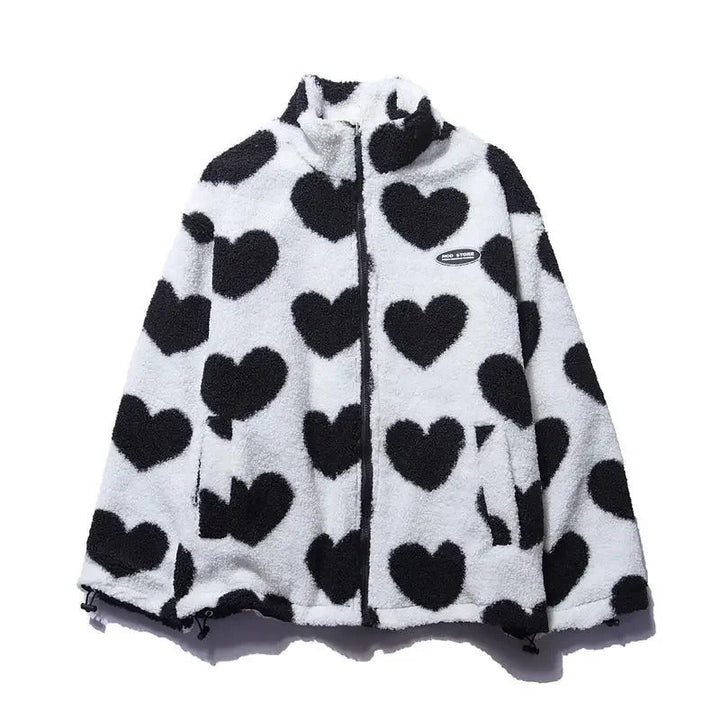 FIONA™|GIACCA REVERSIBILE CUORI