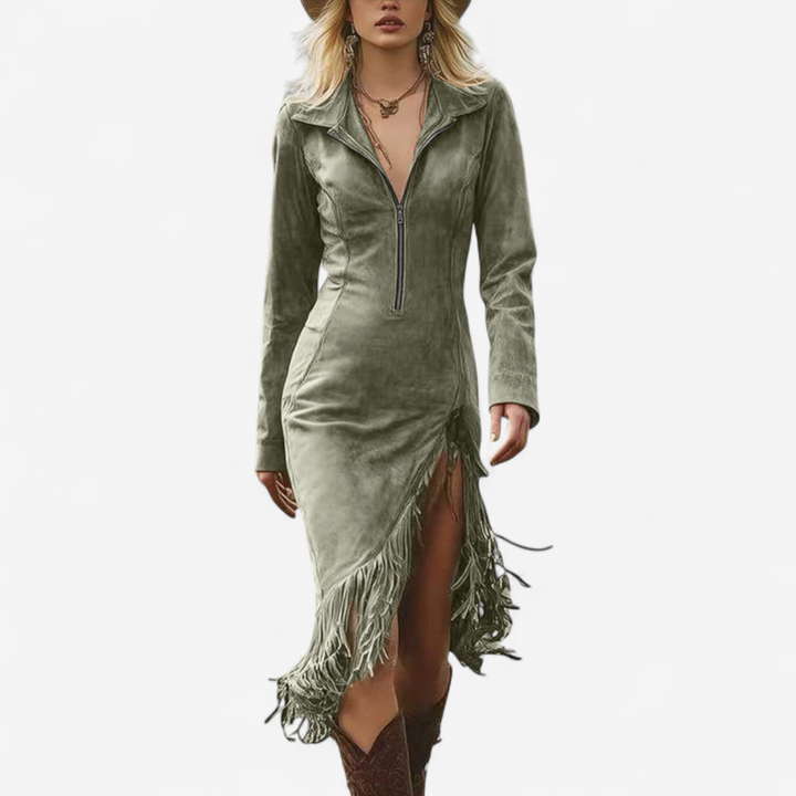 Ginette™ Elegante abito autunnale