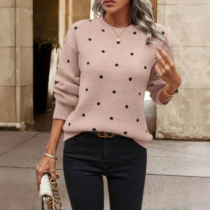 Clara | Maglia in Maglia con Piccoli Pois
