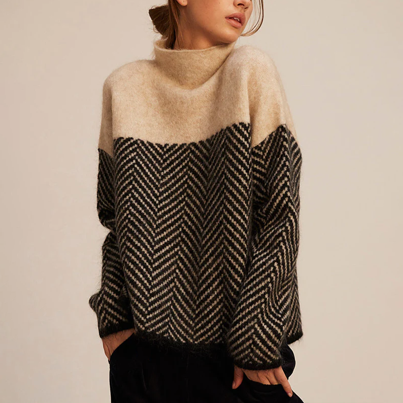 ROSANNA™|MAGLIONE A COLLO ALTO