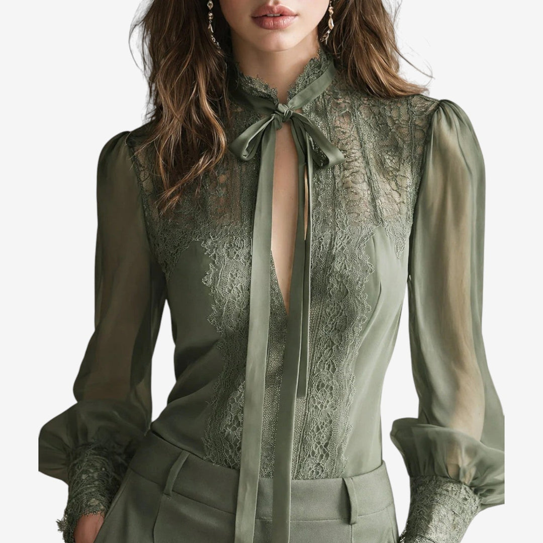 Tetyana™ Blusa elegante velata