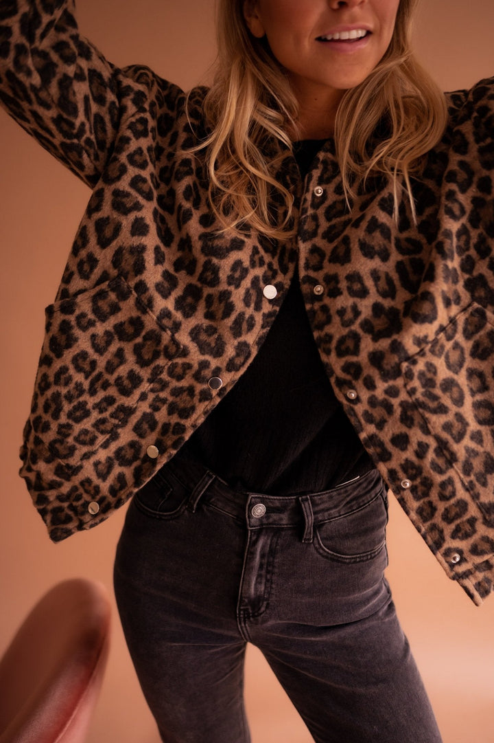 DANIELA™|GIACCA LEOPARDATA CHIC