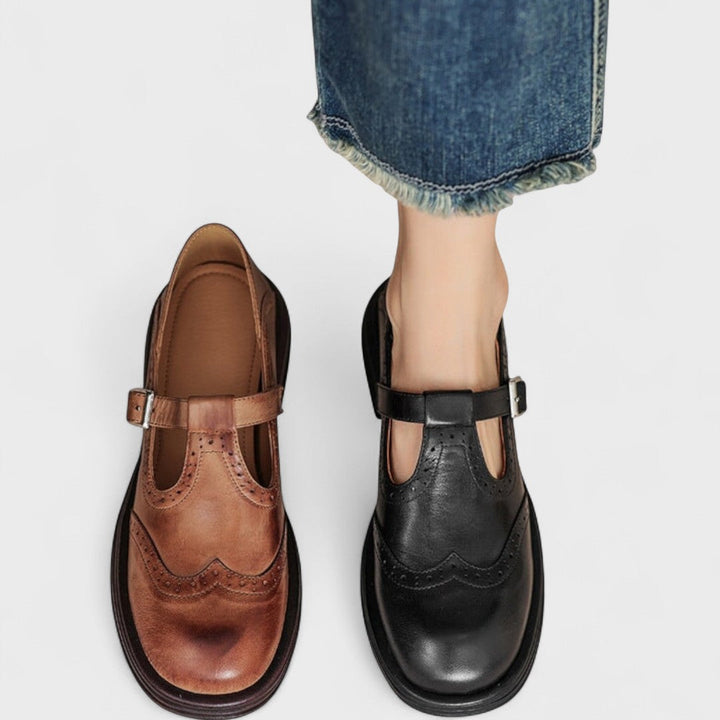 Elisa - Eleganza e Comfort Talon in Pelle