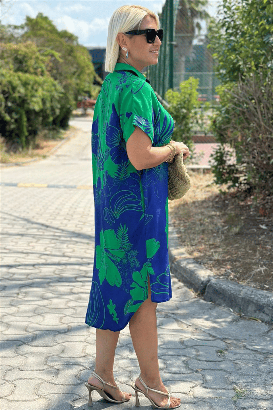 ALLEGRA™|Abito con Stampa Floreale